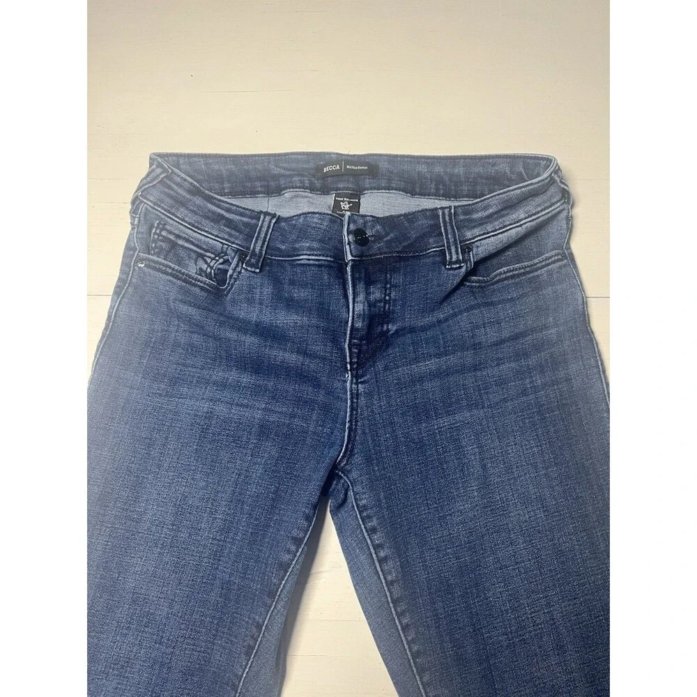 True Religion‎ Becca Mid Rise Bootcut Jeans Dark Wash Blue Size 29 205058B